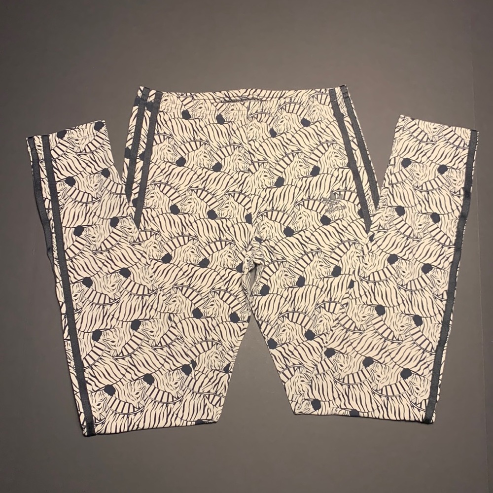 Adidas Zebra Legggings Youth Large.